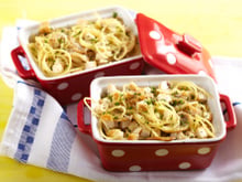 Macarrão de forno de Natal