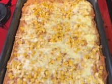 Pizza de sardinha simples