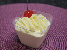 Mousse de chocolate branco