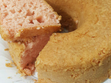 Bolo com suco em pó