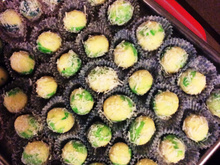 Docinho bicolor de leite em pó