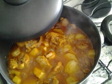 Frango com inhame