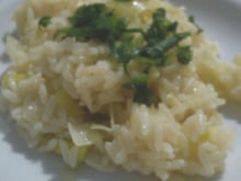 Risoto de alho-poró