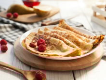 Aqui está uma receita de massa de panqueca perfeita para 4  pessoas