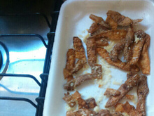 Casca de batata frita