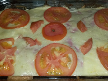 Lanche de presunto e queijo fácil 