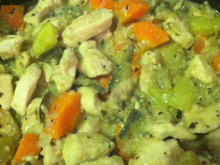 Frango à la Ratatoullie