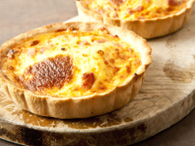 Quiche de presunto e queijo do Glauco