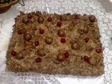 Bolo de trufas cereja