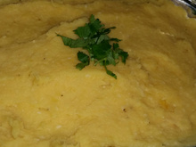 Purê de banana da terra