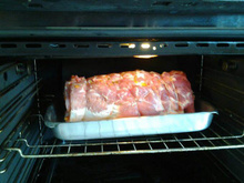 Lombo suíno recheado