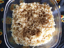 Arroz Integral preparado no microondas