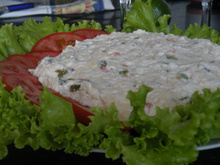 Salada de filé de pescada