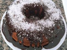 Bolo de chocolate no micro-ondas