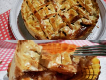 Torta de maçã americana (american pie)