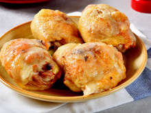 Frango recheado com presunto e mussarela