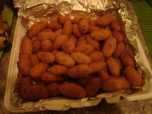 Croquetes de calabresa
