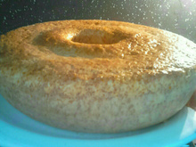 Bolo de malharia com parmesão tipicamente mineiro