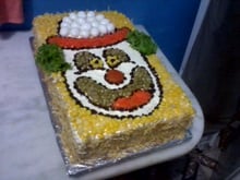 Torta salgada com pão de forma