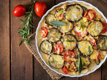 Berinjela ao molho branco