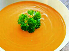 Sopa de abóbora cremosa