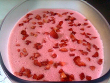 Sorvete light de morango