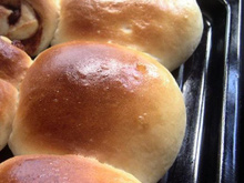 Pão de batata recheado