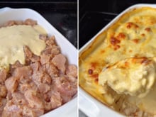 A melhor receita de frango cremoso que eu já fiz: todo mundo acha que vai dar errado, mas o resultado é espetacular!