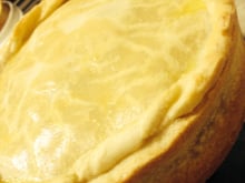 Torta tipo empada de frango com palmito