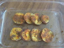 Batata doce assada