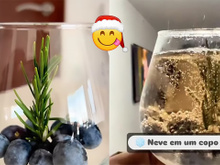 Neve em copo: esse é o drink de Natal mais lindo do universo, se você postar viraliza