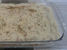 Escondidinho com molho bechamel