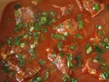 Maminha ou fraldinha ao molho de cerveja preta