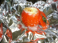 Tomate cereja com queijos