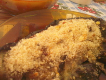 Super berinjela recheada