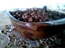 Bolo pavê de chocolate e capuccino