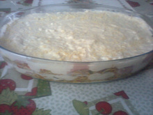 Lasanha de frango com queijo e presunto