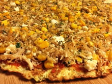 Massa de pizza de couve-flor