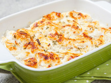 Filé de peixe ao molho branco