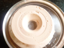 Flan de Iogurte com calda de morango da Merces