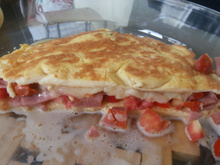 Omelete recheado