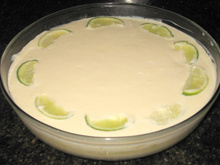 Torta de limão com ganache