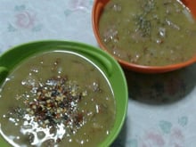 Sopa de ervilha de preguiçoso