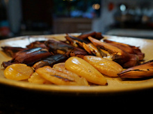 Farofa de pinhão assado