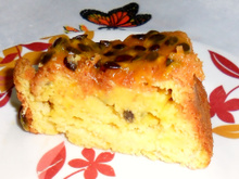 Bolo diet de maracujá