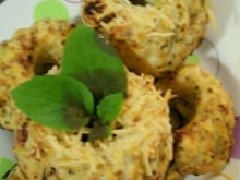 Torta de ricota e frango lowcarb