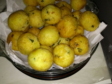Bolinho de bacalhau simples e gostoso