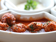 Almôndegas recheadas