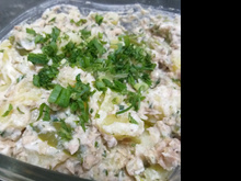 Salada de batata com atum