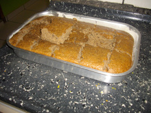 Bolo de casca de banana nanica